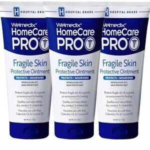 3PK For Diaper Rash Welmedix HomeCare Pro Fragile Skin Protective Ointment 5oz